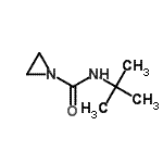 CAS#: 70059-51-7, N-(2-Methyl-2-propanyl)-1-aziridinecarboxamide