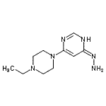 CAS#: 700803-96-9, 4-(4-Ethyl-1-piperazinyl)-6-hydrazinopyrimidine