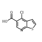 CAS#: 700844-19-5, 4-Chlorothieno[2,3-b]pyridine-5-carboxylic acid