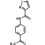CAS#: 700860-69-1, N-(4-Acetylphenyl)-1,2,5-thiadiazole-3-carboxamide