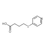 CAS#: 701215-09-0, 4-(4-Pyridinylsulfanyl)butanoic acid