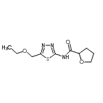 CAS#: 701239-54-5, N-[5-(Ethoxymethyl)-1,3,4-thiadiazol-2-yl]tetrahydro-2-furancarboxamide