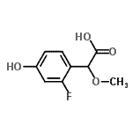 CAS 登录号：701264-75-7， (2-氟-4-羟基苯基)(甲氧基)乙酸