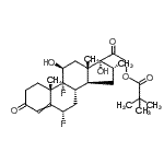 CAS#: 70141-41-2, (6alpha,11beta,16alpha)-6,9-Difluoro-11,17-dihydroxy-16-methyl-3,20-dioxopregn-4-en-21-yl pivalate