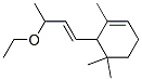 CAS 登录号：70172-07-5， 6-(3-乙氧基丁烯-1-基)-1,5,5-三甲基环己烯
