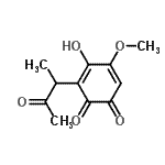CAS#: 701917-29-5, 4-Hydroxy-5-methoxy-3-(3-oxo-2-butanyl)-1,2-benzoquinone