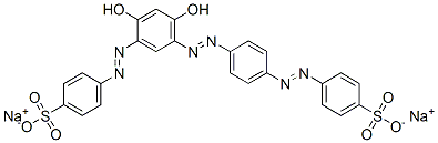 CAS#: 70210-07-0, Disodium 4-[[2,4-Dihydroxy-5-[[4-[(4-Sulphonatophenyl)Azo]Phenyl]Azo]Phenyl]Azo]Benzenesulphonate