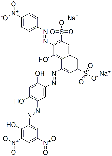 CAS#: 70210-25-2, Disodium 5-[[2,4-Dihydroxy-5-[(2-Hydroxy-3,5-Dinitrophenyl)Azo]Phenyl]Azo]-4-Hydroxy-3-[(4-Nitrophenyl)Azo]Naphthalene-2,7-Disulphonate