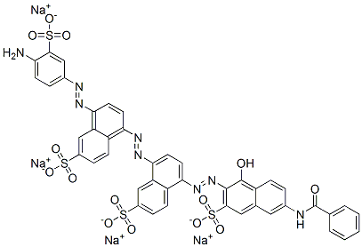CAS#: 70210-31-0, Tetrasodium 8-[[4-[(4-Amino-3-Sulphonatophenyl)Azo]-6-Sulphonatonaphthyl]Azo]-5-[[6-(Benzoylamino)-1-Hydroxy-3-Sulphonato-2-Naphthyl]Azo]Naphthalene-2-Sulphonate