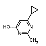 CAS#: 7043-05-2, 6-Cyclopropyl-2-methyl-4(1H)-pyrimidinone