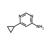 CAS#: 7043-08-5, 6-Cyclopropyl-4-pyrimidinamine