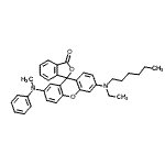 CAS#: 70516-54-0, 6'-[Ethyl(hexyl)amino]-2'-[methyl(phenyl)amino]-3H-spiro[2-benzofuran-1,9'-xanthen]-3-one