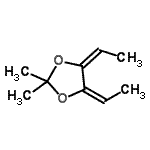 CAS#: 70517-30-5, (4E,5E)-4,5-Diethylidene-2,2-dimethyl-1,3-dioxolane
