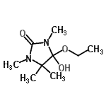 CAS#: 705282-76-4, 4-Ethoxy-4-hydroxy-1,3,5,5-tetramethyl-2-imidazolidinone