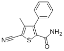 CAS#: 70541-99-0, 5-Cyano-4-Methyl-3-Phenyl-2-Thiophenecarboxamide
