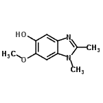 CAS#: 705927-96-4, 6-Methoxy-1,2-dimethyl-1H-benzimidazol-5-ol