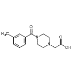 CAS#: 705941-42-0, [4-(3-Methylbenzoyl)piperazin-1-ium-1-yl]acetate