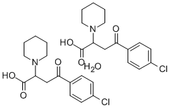 CAS#: 70596-75-7, alpha-(2-(4-Chlorophenyl)-2-Oxoethyl)-1-Piperidineacetic Acid Hydrate (2:1)