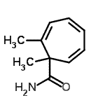 CAS#: 70606-16-5, 1,2-Dimethyl-2,4,6-cycloheptatriene-1-carboxamide
