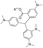 CAS#: 70624-19-0, 2-[[2,4-Bis(Dimethylamino)Phenyl][4-(Dimethylamino)Phenyl]Methyl]-5-(Dimethylamino)Benzoic Acid Potassium Salt