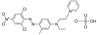 CAS#: 70660-58-1, 1-[2-[[4-[(2,6-Dichloro-4-Nitrophenyl)Azo]-m-Tolyl]Ethylamino]Ethyl]Pyridinium Hydrogen Sulphate