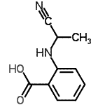 CAS 登录号：70667-80-0， 2-[(1-氰基乙基)氨基]苯甲酸