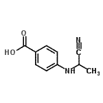 CAS#: 70667-89-9, 4-[(1-Cyanoethyl)amino]benzoic acid