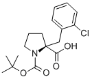 CAS 登录号：706806-67-9， 叔丁氧羰基-(S)-alpha-(2-氯苄基)脯氨酸