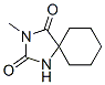 CAS 登录号：707-09-5， 3-甲基-1,3-二氮杂螺[4.5]癸烷-2,4-二酮
