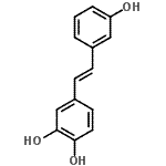 CAS 登录号：70709-66-9， 4-[(E)-2-(3-羟基苯基)乙烯基]-1,2-苯二酚