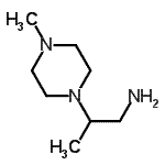 CAS 登录号：70717-54-3， 2-(4-甲基-1-哌嗪基)-1-丙胺