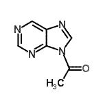 CAS#: 70740-28-2, 1-(9H-Purin-9-yl)ethanone