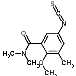 CAS#: 70751-94-9, 5-Isothiocyanato-2-methoxy-N,N,3-trimethylbenzamide