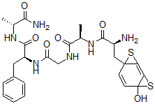 CAS 登录号：70768-44-4， 半胱氨酰(2)-半胱氨酰胺(5)-脑啡肽