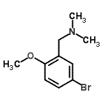 CAS#: 7078-90-2, 1-(5-Bromo-2-methoxyphenyl)-N,N-dimethylmethanamine