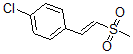 CAS#: 70784-97-3, 1-Chloro-4-[(2-(Methylsulfonyl)Ethenyl]-Benzene