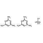 CAS 登录号：70793-19-0， 1,3,5-三嗪-2,4,6-三胺硫酸盐(2:1)