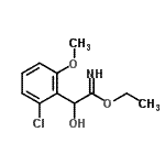 CAS 登录号：708201-23-4， 乙基2-(2-氯-6-甲氧基苯基)-2-羟基乙亚氨酸酯