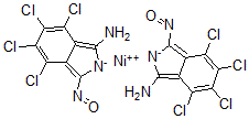 CAS 登录号：70833-37-3， 二(3-氨基-4,5,6,7-四氯-1H-异吲哚-1-酮肟)镍