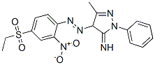 CAS#: 70833-53-3, 4-[[4-(Ethylsulfonyl)-2-Nitrophenyl]Azo]-2,4-Dihydro-5-Methyl-2-Phenyl-3H-Pyrazol-3-Imine