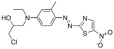 CAS#: 70865-21-3, 1-Chloro-3-[Ethyl[3-Methyl-4-[(5-Nitrothiazol-2-Yl)Azo]Phenyl]Amino]Propan-2-Ol