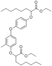 CAS#: 70886-49-6, Ethyl 2-(4-(4-((1-(Ethoxycarbonyl)Heptyl)Oxy)-3-Methylphenoxy)Phenoxy) Octanoate