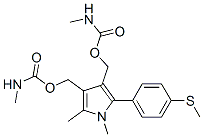 CAS#: 70889-25-7, 1,2-Dimethyl-5-[4- (Methylthio)Phenyl]-1H-Pyrrole-3,4-Dimethanol Bi S(Methylcarbamate) (Ester)