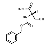 CAS#: 70897-15-3, benzyl N-[(1S)-2-amino-1-(hydroxymethyl)-2-oxo-ethyl]carbamate
