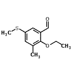 CAS#: 708984-82-1, 2-Ethoxy-3-methyl-5-(methylsulfanyl)benzaldehyde