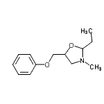 CAS 登录号：709601-81-0， 2-乙基-3-甲基-5-(苯氧基甲基)-1,3-恶唑烷