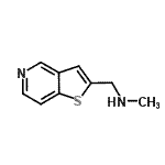 CAS 登录号：709649-71-8， N-甲基-1-(噻吩并[3,2-c]吡啶-2-基)甲胺