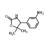 CAS#: 709665-88-3, 4-(3-Aminophenyl)-5,5-dimethyl-1,3-oxazolidin-2-one
