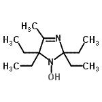CAS#: 709676-88-0, 2,2,5,5-Tetraethyl-4-methyl-2,5-dihydro-1H-imidazol-1-ol