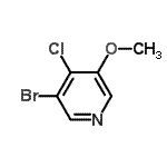 CAS#: 71001-60-0, 3-Bromo-4-chloro-5-methoxypyridine